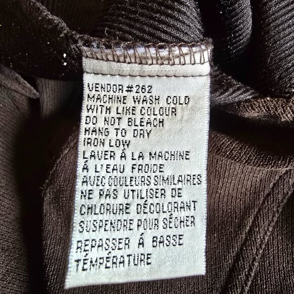 Cotton Ginny - Vintage Corduroy Brown Button Up Top & Skirt Set - Picture 9 of 14